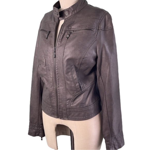 American Rag Jackets & Blazers - American Rag Faux Leather Moto…